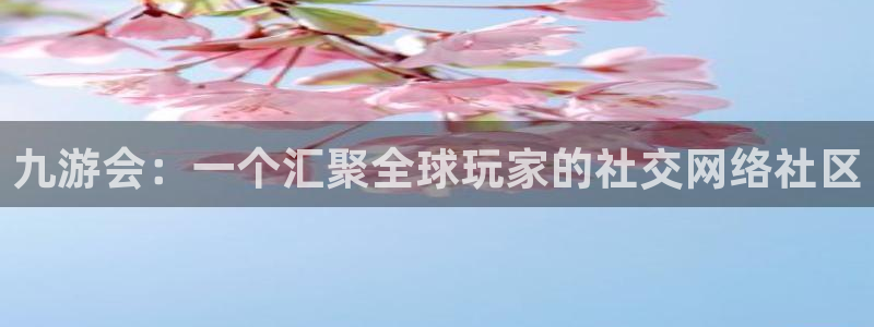 壹号官方app下载安装：九游会：一个汇聚全球玩家的社交网络社区