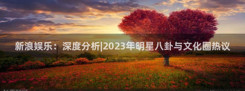 新城平台app官网下载：新浪娱乐：深度分析|2023年明星八卦与文化圈热议