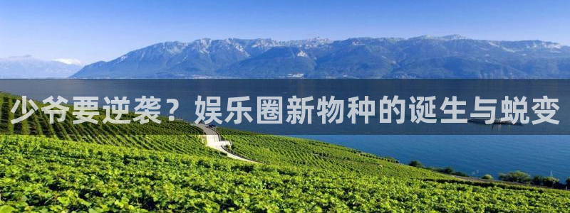 新城平台app下载安装：少爷要逆袭？娱乐圈新物种的诞生与蜕变